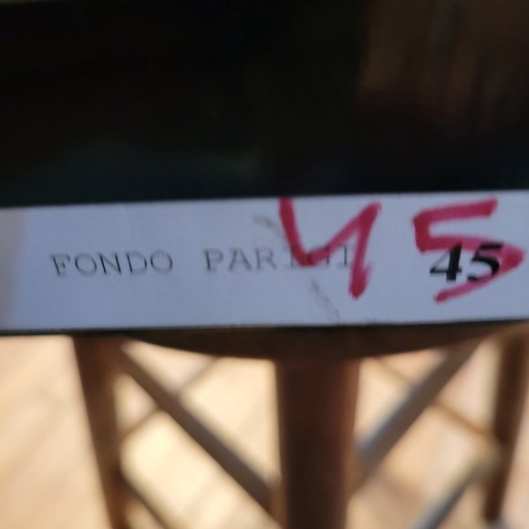 Giovanni Conti Italian black leather lace up shoes size 45 European/12 us - Picture 12 of 12